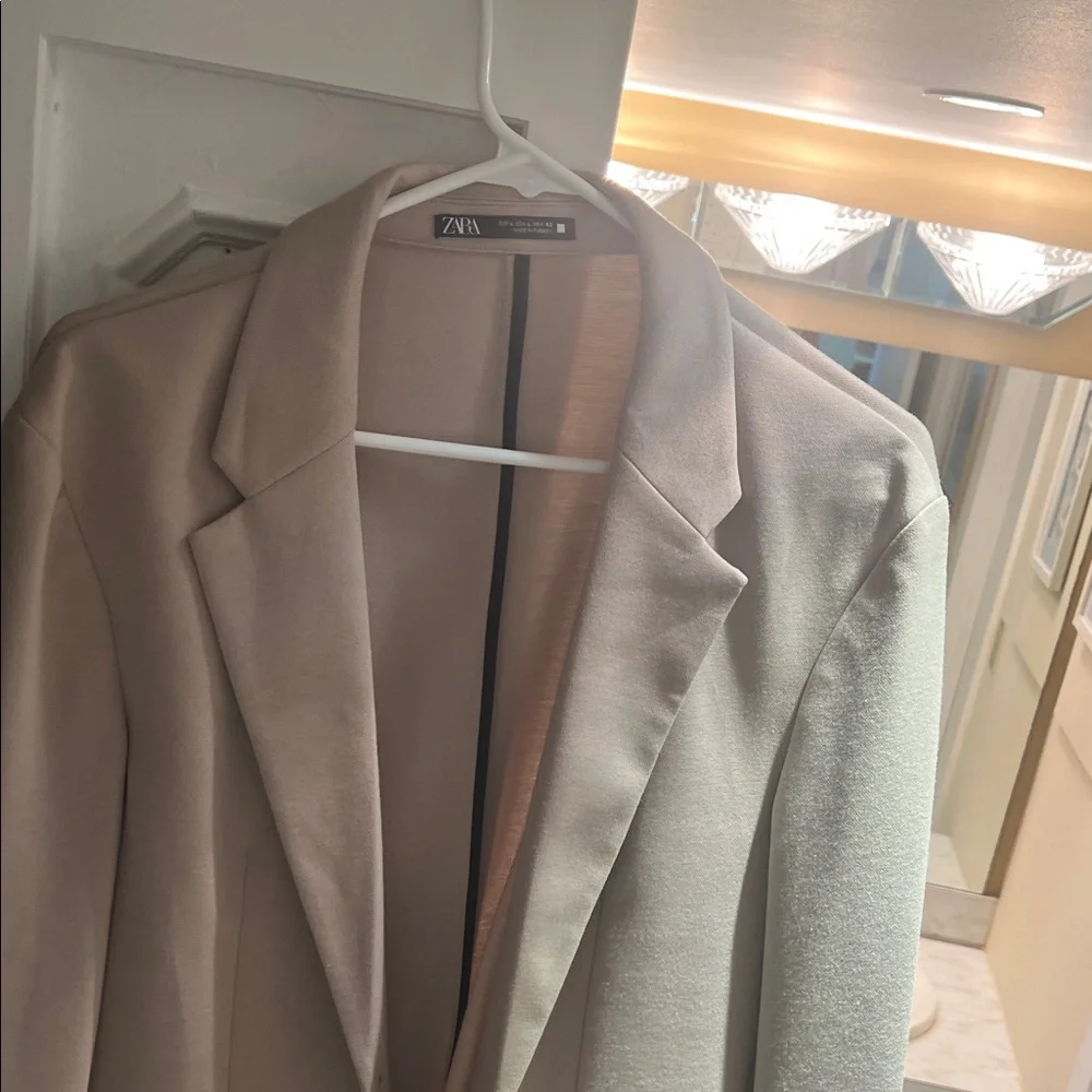 Zara Light Tan Blazer - Picture 4 of 4